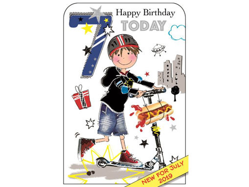 Picture of 7TH BIRTHDAY CARD